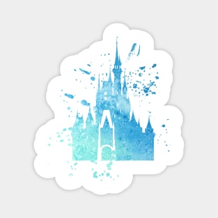 Watercolor Castle Magnet