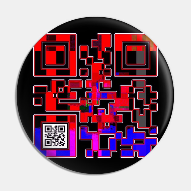 Desire QR Code Pin by crunchysqueak