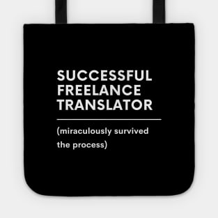 Succesful freelance translator survivor Tote