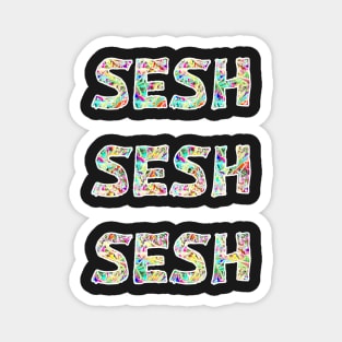 Copy of Sesh sesh sesh colour bomb festival design Magnet