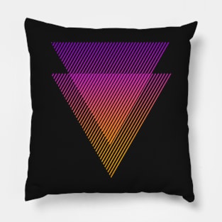 GEOMETRIC TRANGLES Pillow