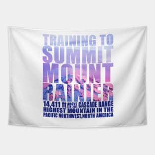 Training to Summit Mount Rainier Tapestry