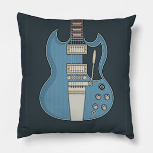 Pelham Blue Solid Guitar Pillow