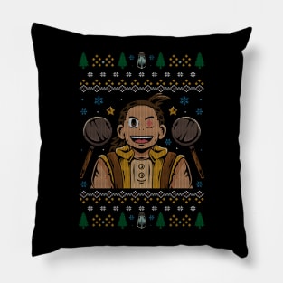 The Warrior Cook Christmas Pillow