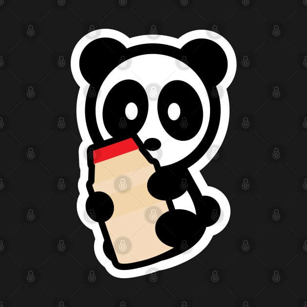 Panda Yogurt Drink Bambu Brand Bear Asian Food Snack Animal Sweet Dessert by Bambu