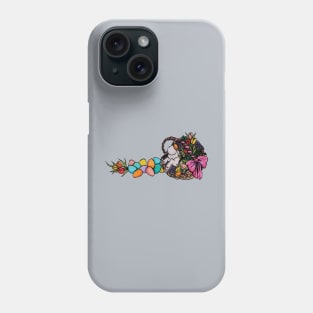 Watercolor Easter Bunny in a Nest Phone Case