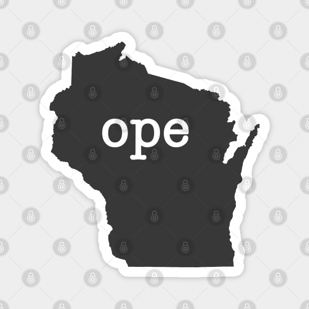 Wisconsin Ope Magnet by juniperandspruce