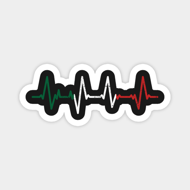 Italian Heartbeat Magnet by zeno27