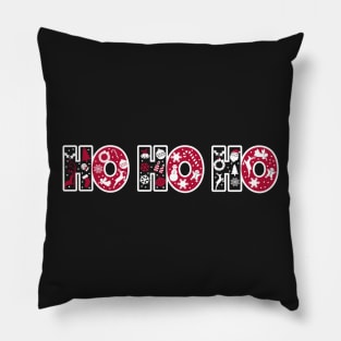 Ho Ho Ho Christmas Funny Shirt Pillow