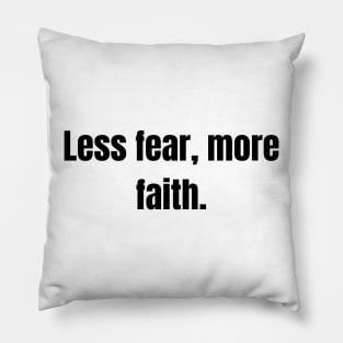 Faith Over Fear Collection Pillow