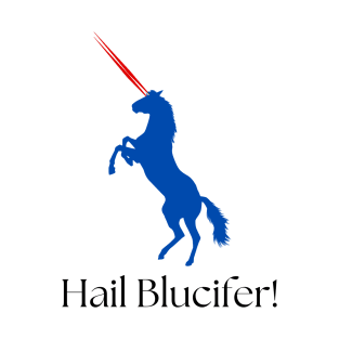 Hail Bluecifer, the devil horse of of DIA! Light shirt T-Shirt