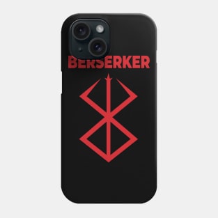 Berserker (Red Text) Phone Case