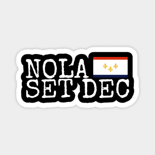 NOLA Set Dec Flag 1 Magnet