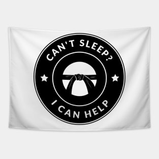 BJJ shirt-Can't sleep Tapestry