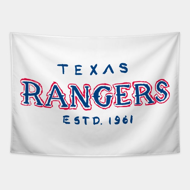 Texas Rangeeeers 02 Tapestry by Very Simple Graph