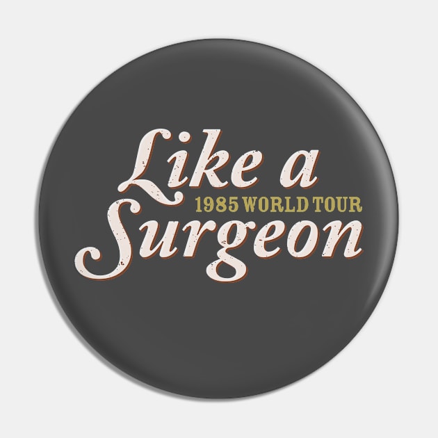 Like a Surgeon (1985) Pin by Third Unit