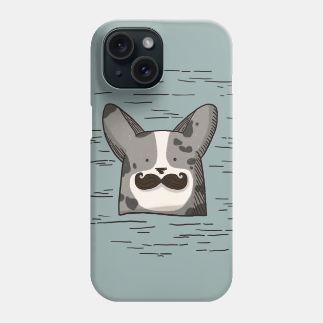 Movember - Cardigan Welsh Corgi Edition Phone Case by CorinnaSchlachter