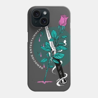 Rose and Dagger Design Phone Case