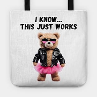 Badass Fashion Teddy Bear Tote