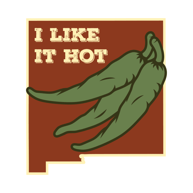 I Like It Hot Green Chile Shirt by HolidayShirts