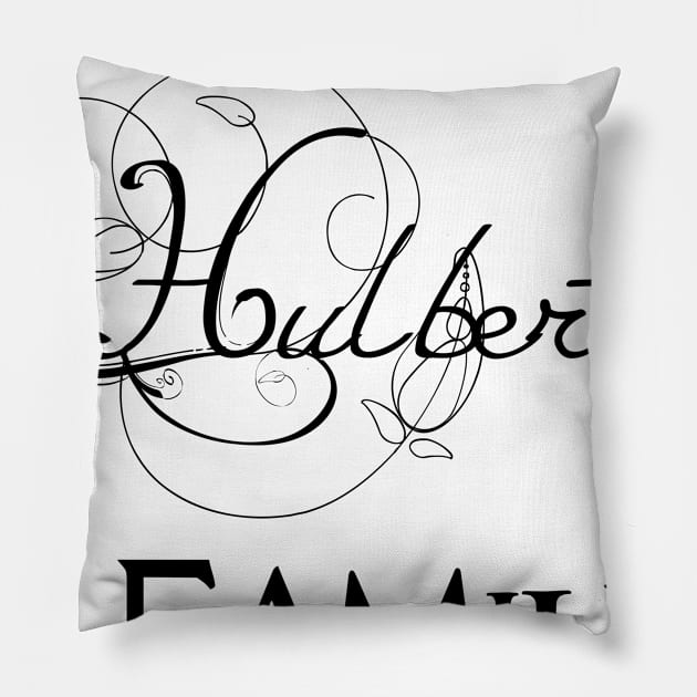 The Hulbert Family ,Hulbert Surname Pillow by Francoco