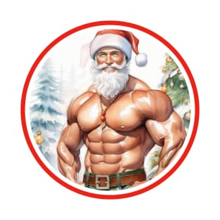 Muscle Daddy Merry Christmas T-Shirt