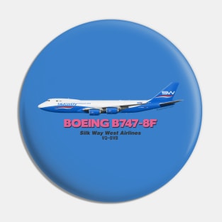 Boeing B747-8F - Silk Way West Airlines Pin