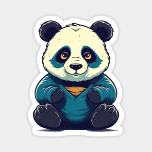 Funny baby panda Magnet