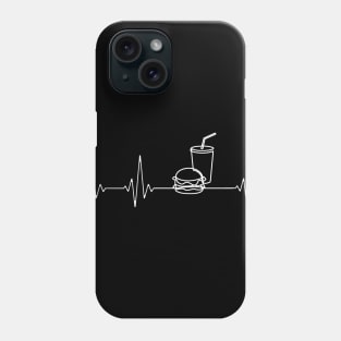 Burger Heartbeat Fast Food Love Hamburger Phone Case