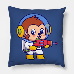 Monkey Galaxy Astronaut Pillow