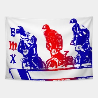 bmx racing Tapestry