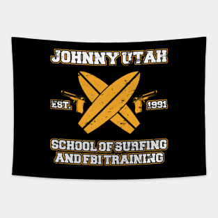 Johnny Utah School Of Surfing & FBI Point Break Tapestry