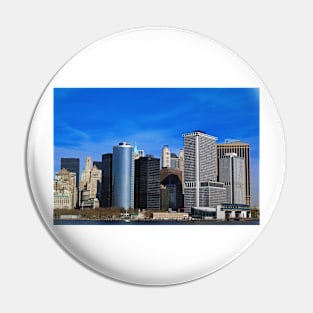 New York City Skyline United States Of America Pin