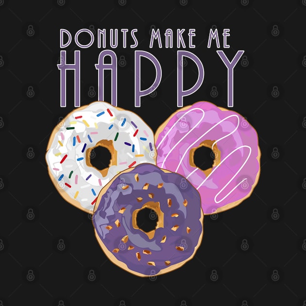 Donuts Make Me Happy by adamzworld