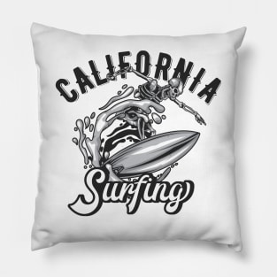 Surfing California Pillow