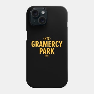 Gramercy Park: Authentic NYC Streetwear for Urban Explorers Phone Case