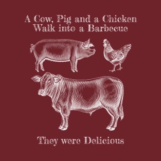 A Cow, Pig and a Chicken T-Shirt