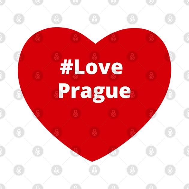 Love Prague - Hashtag Heart by support4love