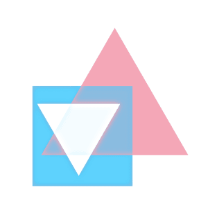 Trans Pride Basic Shapes T-Shirt