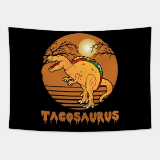 Funny Tacosaurus Tacos Dinosaur Halloween Costume Tapestry