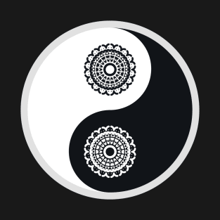 Ying Yang The Symbol Of Peace That Balance The Nature T-Shirt