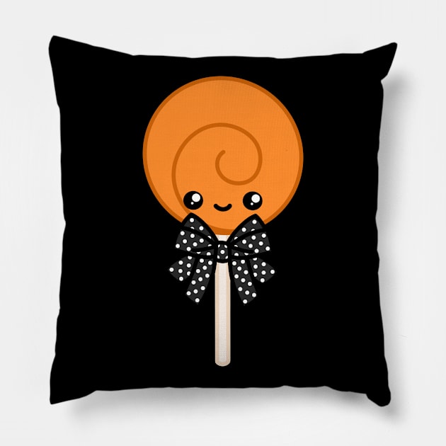 Cute Halloween Lollipop Pillow by RosemaryRabbit