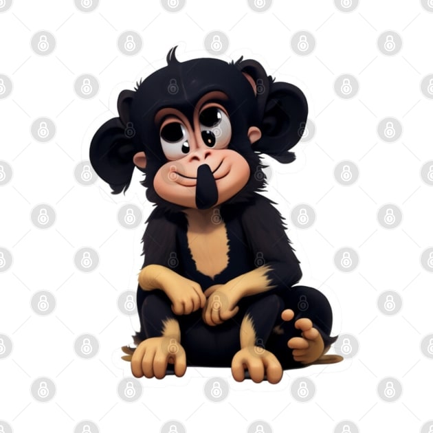 Crazy Monkey by designGuru123