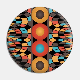 Colorful geometric composition Pin