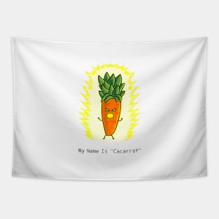 funny carrot cosplay dragon ball z kakarot Tapestry