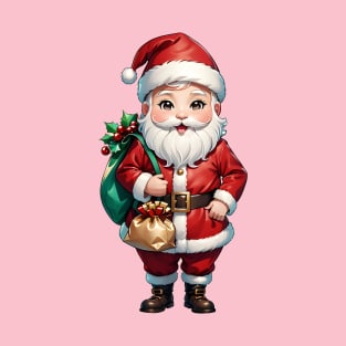 A jolly Santa Claus with a sack full of gifts T-Shirt