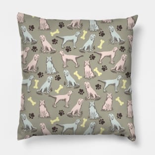 Pastel Dogs Pillow