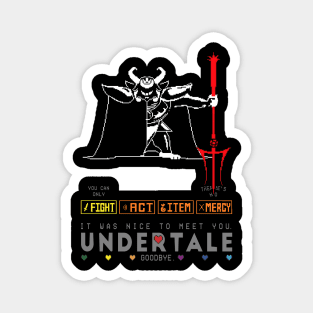 Asgore Dreemurr - Undertale Magnet