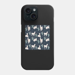 Lama cuteness dark Phone Case