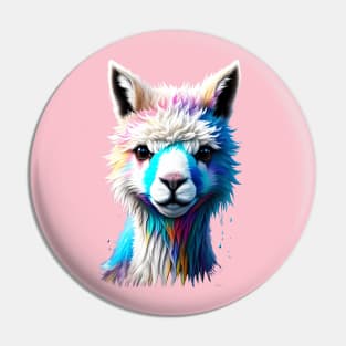 Alpaca splash art T2 Pin